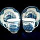 ANTIQUE (1910-1920) JOHNSON BROS Children's Tea Cups, Victorian English Nursery Toys, Downton Abbey Display, Pretty Blue & White Kitchenalia