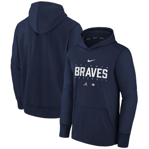 Atlanta Braves Nike Authentic Pre Game Hoodie – Jugend