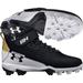 Under Armour Men s Harper 7 Mid Rm Molded Baseball Cleat Black/White Medium 13 13 Medium US/Black|White