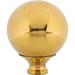 UNIQANTIQ HARDWARE SUPPLY Polished Brass Ball Bed Post Finials in Yellow | 2.5 H x 1.75 W x 1.75 D in | Wayfair UA-764-BPB