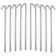 Tent Stakes Heavy Duty Metal Galvanized Rust-Free Yard Stakes Garden Edging Fence Hook | Tent Stakes Metal for Outdoor Camping Tent Garden Stakes for Gardening & Canopies Tent Pegs