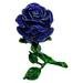 AIXING Enamel Rose for Her Artificial Flower Figurine Enamel Rose Collectible Metal Enamel Flower Gift for Birthday Christmas Valentine s Day Mother s Day Wedding Anniversary fine