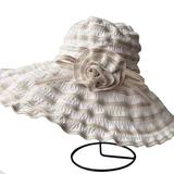 Sun Hat for Women Waterproof Wide Brim Bucket Hat Foldable Boonie Hat for Fishing Hiking Garden Safari Beach(M-58cm Beige)