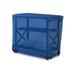 Arlmont & Co. Heavy Duty Multipurpose Bar Cart Cover, Beverage Serving Cart Cover, Rolling Wicker Bar Cart Outdoor Cover Metal in Blue | Wayfair