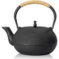 Bungalow Rose Japanese Tetsubin Cast Iron Teapot Tea Kettle Pot w/ Stainless Steel Infuser For Stovetop Safe Coated w/ Enameled Interior Cast Iron | Wayfair