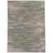 White 60 x 36 x 0.25 in Area Rug - 17 Stories Plaid Machine Woven Polyester Area Rug in Charcoal/Beige Polyester | 60 H x 36 W x 0.25 D in | Wayfair
