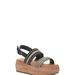 Lucky Brand Jadiel Chunky Cork Sandal - Women's Accessories Shoes Sandals in Feather, Size 8.5