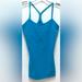 Lululemon Athletica Tops | Lululemon Tank Top With Built In Sports Bra. Turquoise/Blue Color. Size 6 | Color: Blue | Size: 6