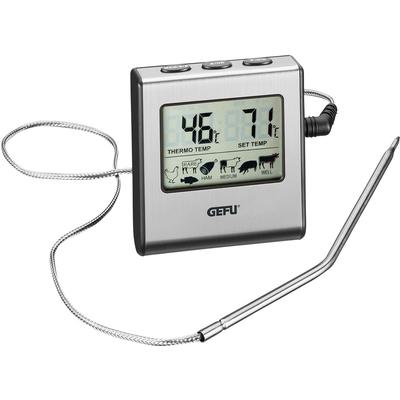 Bratenthermometer GEFU "TEMPERE", silber (edelstahlfarben), Edelstahl, Temperaturmessgeräte, digital Image