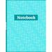Notebook: Square-Connect Print Design Composition Notebook - College Ruled 100 Pages - Large Size 8.5 x 11 (Paperback)