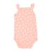 Carter's Short Sleeve Onesie: Pink Polka Dots Bottoms - Size 24 Month