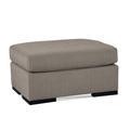 Braxton Culler Memphis 36" Wide Rectangle Standard Ottoman Cotton in Black/Blue/Brown | 18 H x 36 W x 26 D in | Wayfair 708-109/0519-54/BLACK