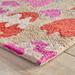 Red 96 x 30 x 0.5 in Area Rug - Dash and Albert Rugs Zelie Floral Hand-Knotted Wool Area Rug in Pink/Wool | 96 H x 30 W x 0.5 D in | Wayfair