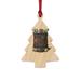 The Holiday Aisle® Raptor Barrel Wooden Holiday Shaped Ornament Wood in Brown/Green | 3 H x 3 W x 1 D in | Wayfair 12D03FB696AD495EAFD8D57E05826A20