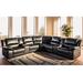Multi Color Reclining Sectional - Latitude Run® Donnivin 107" Wide Faux Reversible Reclining Corner Sectional Faux | Wayfair