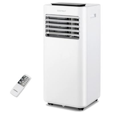 Costway 10000 BTU Portable Air Conditioner with Sleep Mode-White