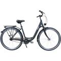 Cityrad HAWK BIKES "HAWK City Wave Easy Black" Fahrräder Gr. 54 cm, 28 Zoll (71,12 cm), schwarz Alle Fahrräder