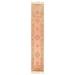 Canvello Rose Fine Hand Knotted Chinese Peking Runner - 2'3'' X 12' - Pink - 11'11'' x 2'3''