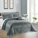 4 Piece Size Bedspread Set