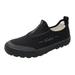 KaLI_store Mens Slip On Shoes Mens Slip Resistant Shoes Lightweight Breathable Gym Tennis Walking Running Sneakers for Men Black 9