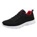 KaLI_store Shoes for Men Running Shoes for Men Comfortable Cross Trainer Casual Walking Fashion Mens Tennis Sock Sneakers Red 8.5