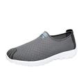 Vedolay Tennis Shoes Men Slip on Breathable Walking Shoes Ultra Lightweight Casual Sport Gym Fashion Sneakers Men S Sneakers(Dark Gray 9)