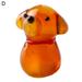 Puppy Decoration Creative Collectible Easy to Store Glass Dog Poodle Ornament for Hobby Collection