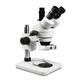 Vision Scientific VS-1F Trinocular Zoom Stereo Microscope Paired 10x Widefield Eyepiece 0.7x-4.5x Zoom Range 7x-45x Magnification Range Pillar Stand Fluorescent Ring Light