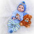 21.65inch/55CM Soft Body Reborn Baby Doll Lifelike Reborn Baby Dolls Realistic Newborn Baby Dolls Soft Body for Toddler Babies Toy Gift Set for Kids