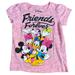 Disney Shirts & Tops | Disney Friends Forever Pink T-Shirt, Size 3t | Color: Pink | Size: 3tg
