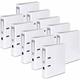OFFICE CENTRE 10x White A4 Large 75mm Lever Arch File Folder Metal Edge Strengthened Stationery Document Archive Paper Storage Office School Home Easy Filing System 15 Colour Coding Wide Spine