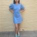 Free People Dresses | Free People - Apricot Rose Mini Dress In Baby Blue Size Small - Nwot | Color: Blue | Size: S