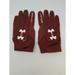 Under Armour Accessories | New Under Armour Men's Dark Red/Wine Spotlight Wr Football Gloves - Size Xlarge | Color: Red | Size: Xl