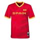 Official 2023 Women's Football World Cup Adult Team Shirt, Spain, Red, Large