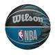 WILSON NBA DRV Pro Streak Outdoor Basketball - Size 7-29.5", Black/Blue