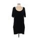 ASOS Casual Dress - Shift: Black Solid Dresses - Women's Size 10