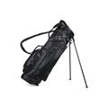 Sun Mountain Leather Stand Bag Black/White