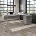 Huckins 72W X 36D L Shaped Table Desk w/ 3 Drawer Mobile File Cabinet Wood in Gray Laurel Foundry Modern Farmhouse® | 29.91 H x 35.43 D in | Wayfair