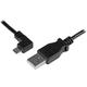 StarTech.com Micro-USB Charge-and-Sync Cable M/M - Left-Angle...