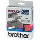 Brother TX-451 DirectLabel black on red 24mm x 15m for Brother...