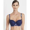 Aubade Womens HA04 Charme d'Eden Half Cup Bra - Blue - Size 30D