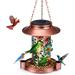 Red Barrel Studio® Arnfred Decorative Bird Feeder Metal | 14.17 H x 8 W x 8 D in | Wayfair CE6354C40A5D499DAC60B4AAA70A8D0C