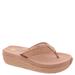 Volatile Mini Croco - Womens 7 Pink Sandal Medium