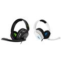 ASTRO Gaming A10 Gaming-Headset mit Kabel, Leicht & Robust, Astro Audio, Dolby Atmos - Schwarz/Grün & A10 Gaming-Headset mit Kabel, Leicht & Robust, Astro Audio, Dolby Atmos - Weiß/Blau