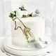 Décoration de gâteau de fête de mariage bague de demande en mariage décoration de fête de