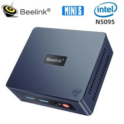 Beelink-Mini PC de bureau Min S Intel 11th Isabel Jasper Lake N5095 DDR4 8 Go 2022 Go 256 Go