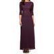 Alex Evenings Damen Langes vollem Rock (zierliche und Normale Größen) Kleid fr besondere Anlsse, Deep Plum, 44 Petite