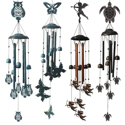 A0KE Wind Chimes for Entryway Garden Balcony Indoor Outdoor Ornament Wind Bells Decor