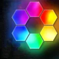 Lampes murales Led hexagonales en nid d'abeille USB Smart Touch bricolage lumière modulaire
