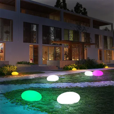 Lampe en pierre aste par USB luminaire d'extérieur luminaire de paysage étanche avec